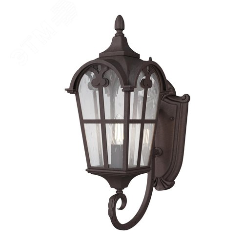 Светильник настенный (бра) Outdoor Albion IP 44 E27х1х60W Бронза Антик - фото 2
