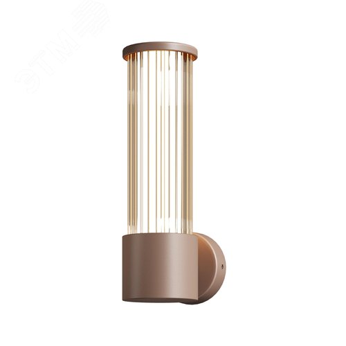 Светильник настенный (бра) Outdoor Lit IP 54 LED 8W 3000 K Коричневый - фото 1