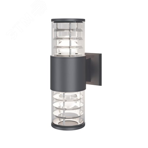 Светильник настенный (бра) Outdoor Bronx IP 54 E27х2х60W Серый - фото 1