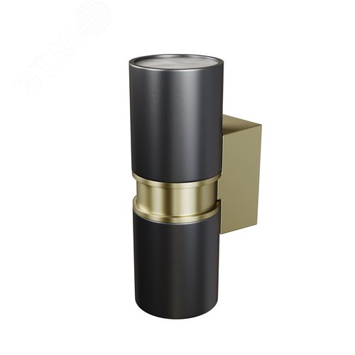 Светильник настенный (бра) Outdoor Bowery IP 54 GU10х2х50W Черный - фото 1