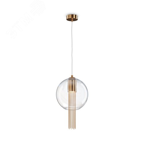 Светильник подвесной Flusso GU10х1х12W Бронза - фото 1