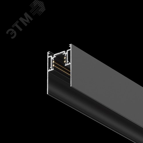 Шинопровод 3м Gravity накладной/подвесной черный - фото 2