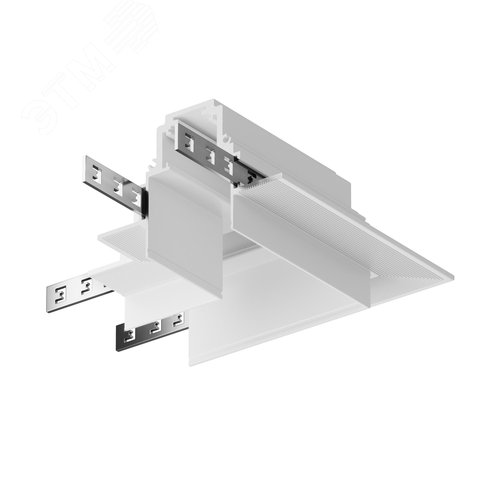 Коннектор угловой S35 встраиваемый белый - фото 1