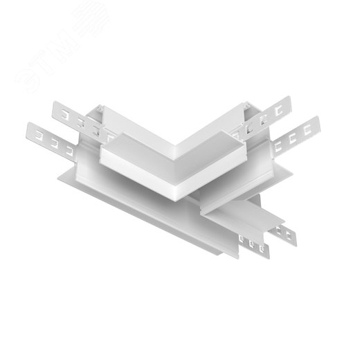 Коннектор Т-образный Exility встраиваемый под ГКЛ 12,5мм белый - фото 1