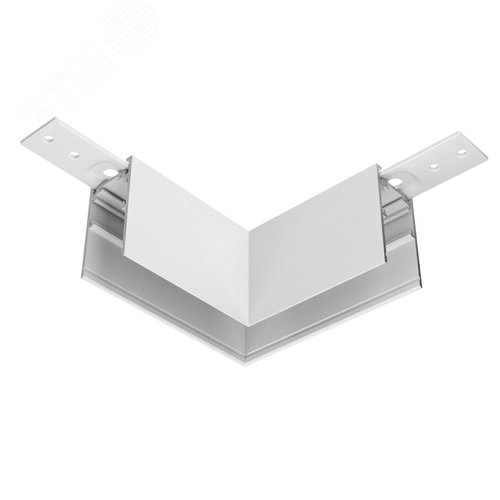 Изображение товара Коннектор угловой Exility накладной белый (шт)