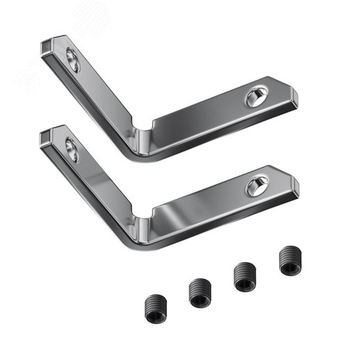 Изображение товара Комплект уголков вертикальных (2соединителя + 4 винта) для профиля (шт)