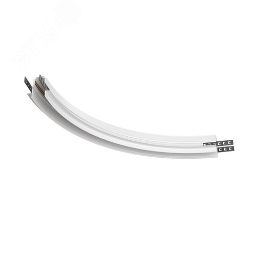 Коннектор радиусный R300 Exility встраиваемый под ГКЛ 9,5мм белый - фото 1