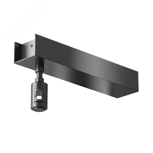 Основание потолочное Short для блока питания с вводом питания Flarity черный - фото 1