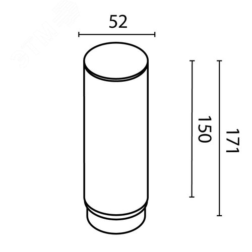 Рассеиватель матовый для Focus Led 12Вт - фото 2