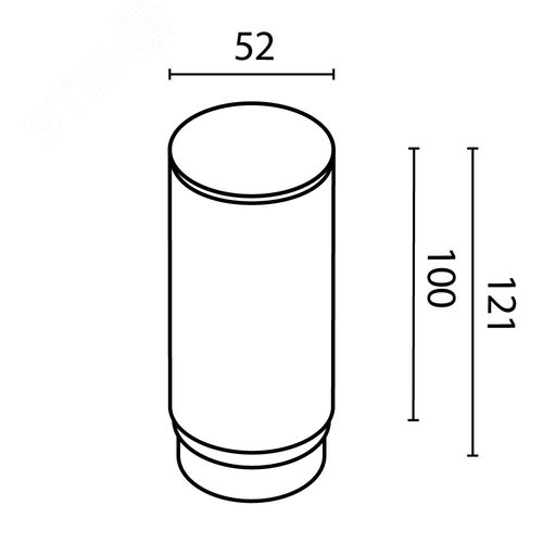 Рассеиватель матовый для Focus Led 12Вт - фото 2