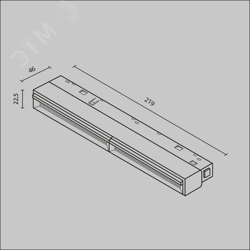 Светильник трековый Parete Exility 4000K 12Вт 120 град - фото 2