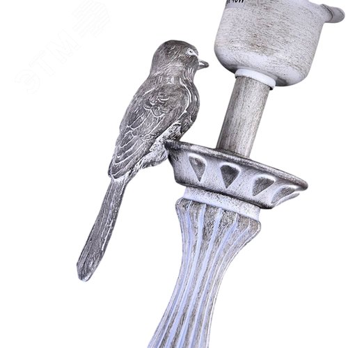 Светильник напольный (торшер) Bird E27х1х40W Белый - фото 5