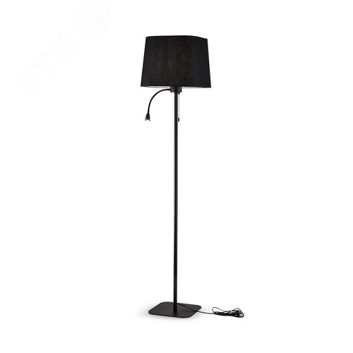 Светильник напольный (торшер) Farel E27х1х60W Черный - фото 2