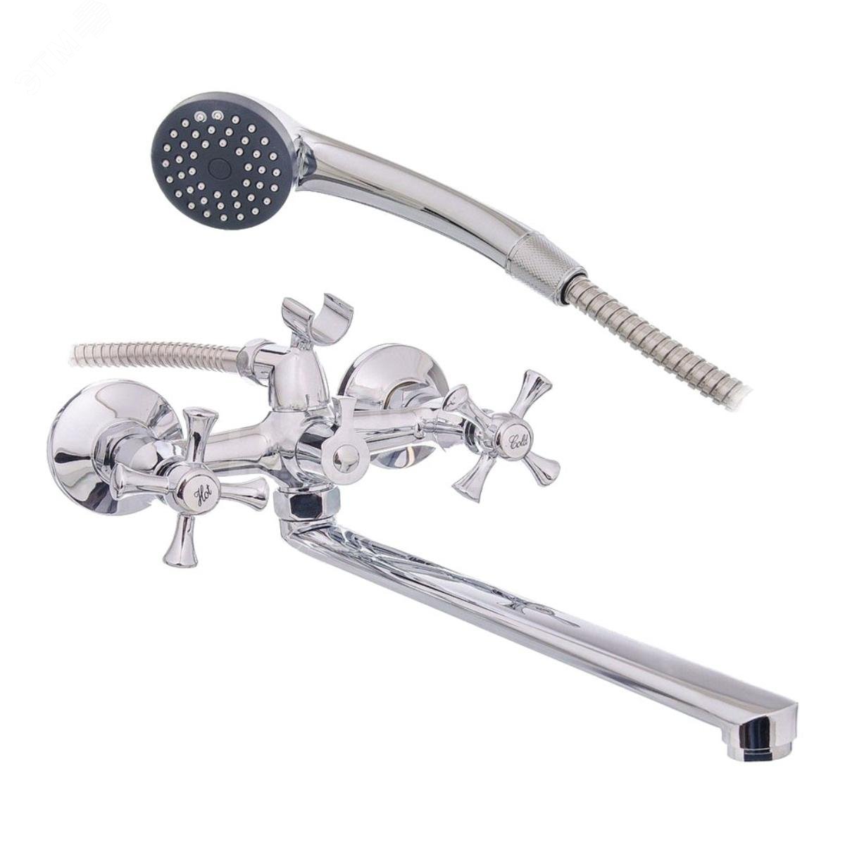 Изображение товара Смеситель для ванны ANТЕЙ L-30 с переключателем душа хром