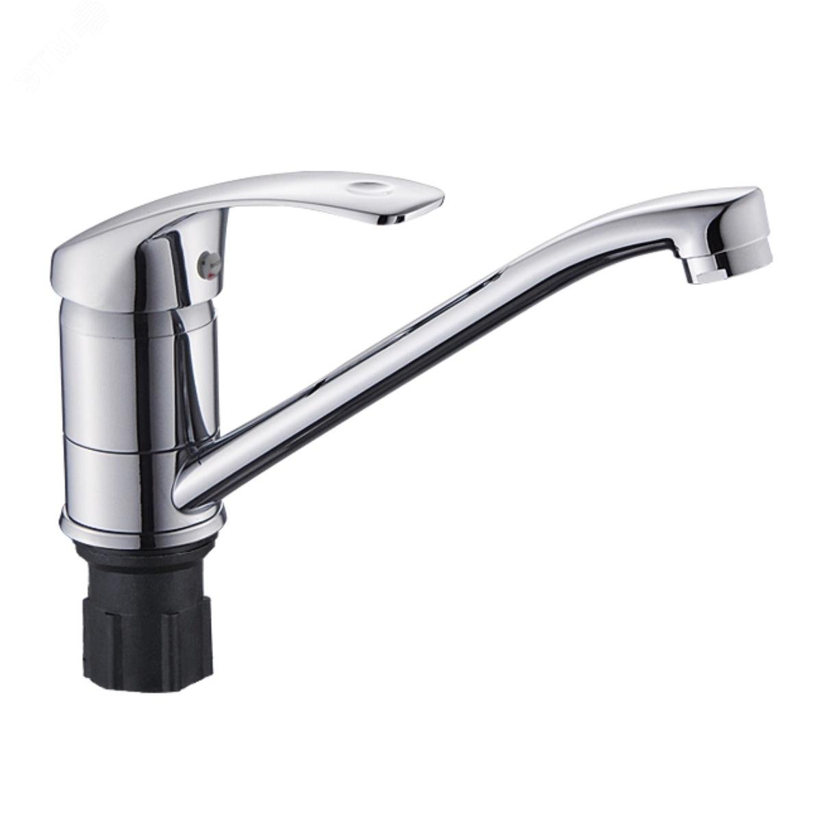 Изображение товара Смеситель для кухни шаровый с длинным изливом Антей Европа хром