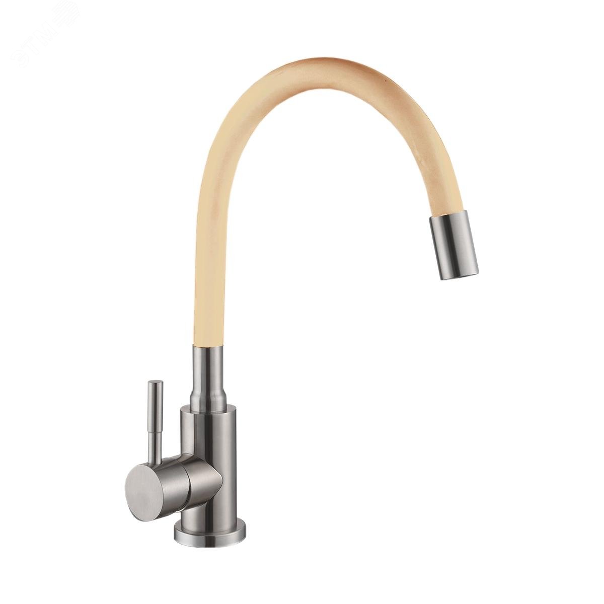 Изображение товара Смеситель для кухни АНТЕЙ с высокой силиконовой насадкой