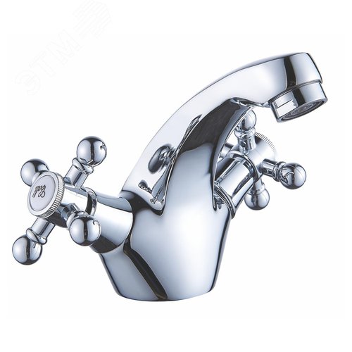 Изображение товара Смеситель для умывальника с 2-мя рукоятками (шт)