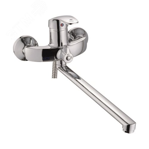 Изображение товара Смеситель для ванны шаровый L-30, с переключателем душа (шт)