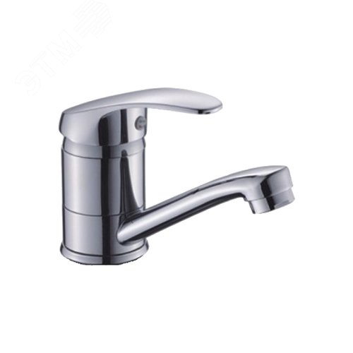 Изображение товара Смеситель для кухни шаровый с коротким изливом, крепеж шпилька (шт)