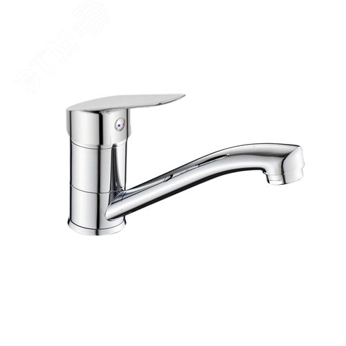 Изображение товара Смеситель для кухни шаровый с коротким изливам, крепеж шпилька (шт)