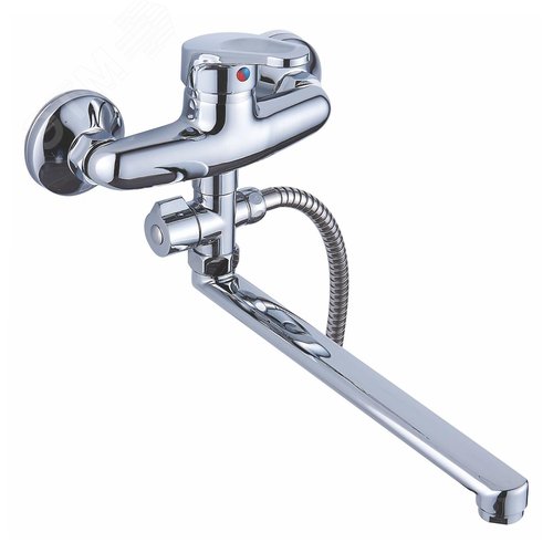 Изображение товара Смеситель для ванны шаровый L-30см, с переключателем душа Викинг 217028 d35 АНТЕЙ (шт)