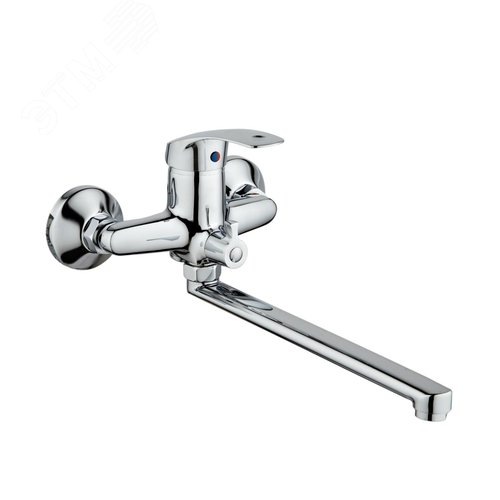 Изображение товара Смеситель для ванны шаровый L-30, с переключателем душа (шт)