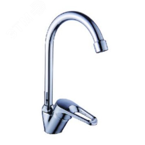 Изображение товара Смеситель для кухни шаровый с высоким изливом (шт)