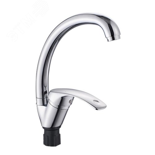 Изображение товара Смеситель для кухни шаровый с высоким изливом, крепеж гайка (шт)