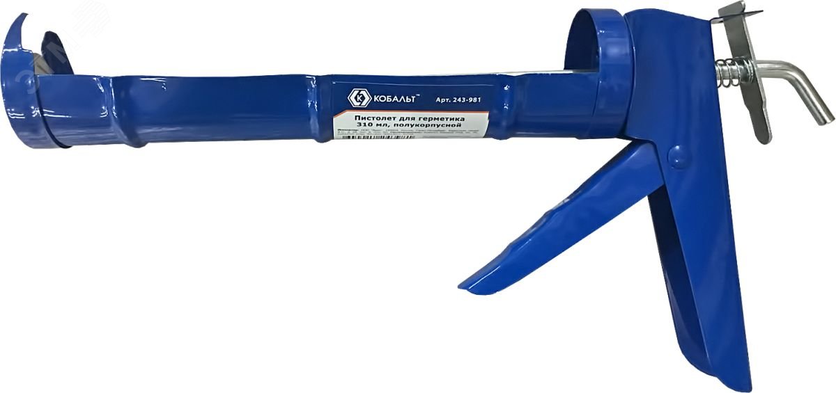 Изображение товара Пистолет для герметика 310 мл полукорпусной усилие 10:1