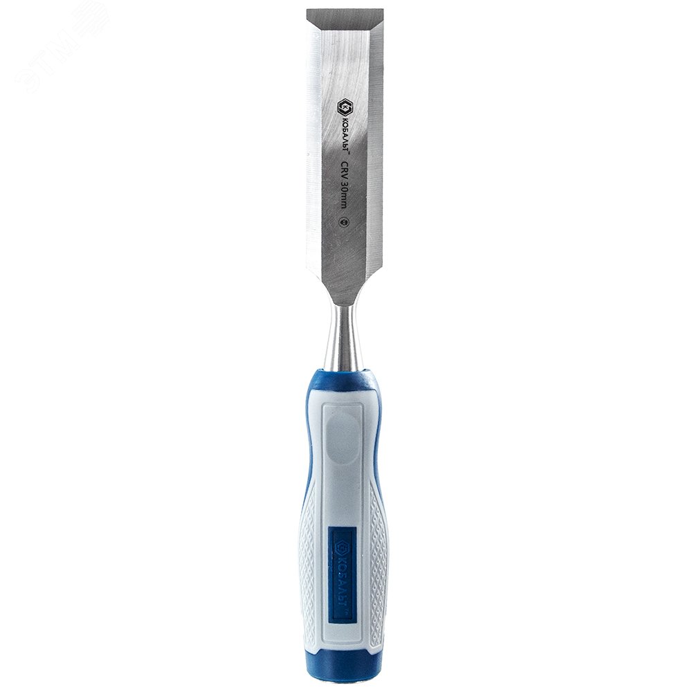 Изображение товара Стамеска плоская 30 х 140 мм CR-V двухкомпонентная рукоятка подвес