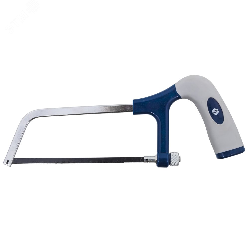 Изображение товара Мини ножовка по металлу 150 мм, пластиковая рукоятка, металлическая рамка