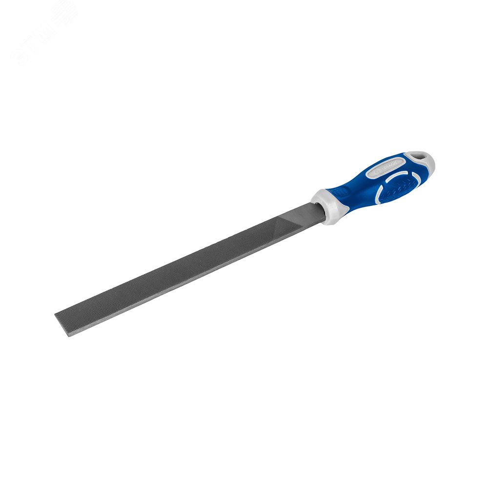 Изображение товара Напильник плоский № 1, 200мм, двухкомпонентная рукоятка, подвес, КОМБАЛЬТ