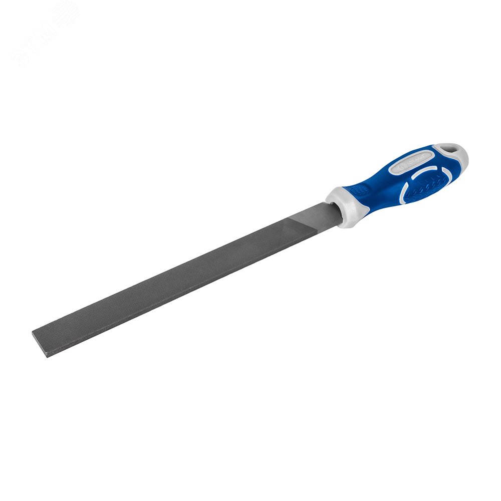 Изображение товара Напильник плоский двухкомпонентная рукоятка № 2, 200мм