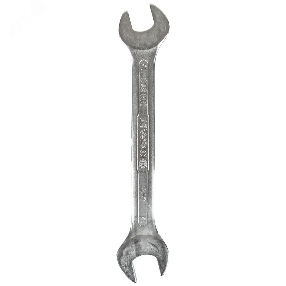 Изображение товара Ключ рожковый 17 x 19 мм Cr-V КОБАЛЬТ высокий качество