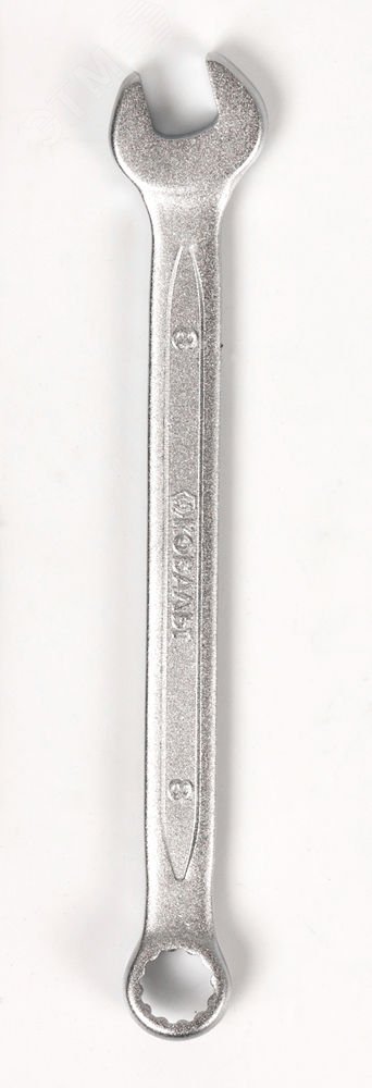 Изображение товара Ключ комбинированный 8мм Cr-V, односторонний, 1 шт, подвес, Кобальт