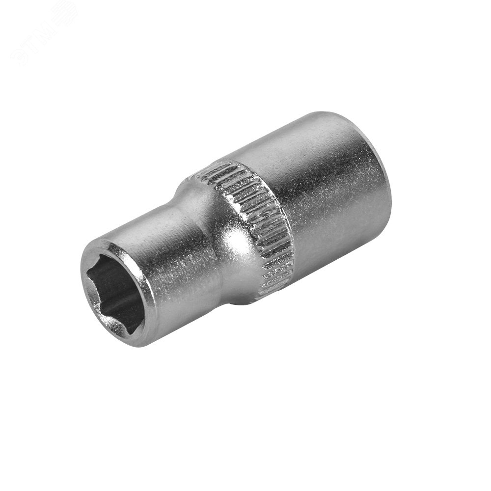 Изображение товара Головка торцевая 1/4 дюйма, 6 мм, КОБАЛЬТ, сталь хром-ванадиевая