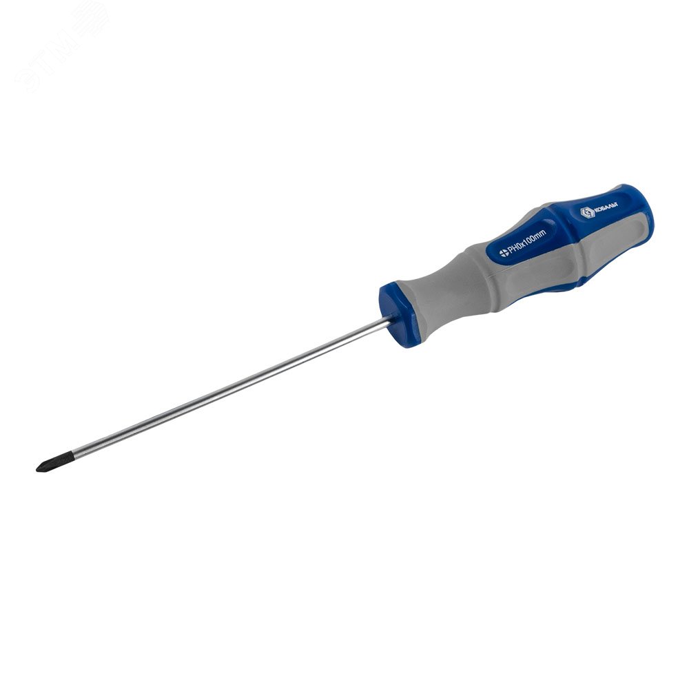 Изображение товара Отвертка Ultra Grip PH-0 100 мм CR-V двухкомпонентная рукоятка