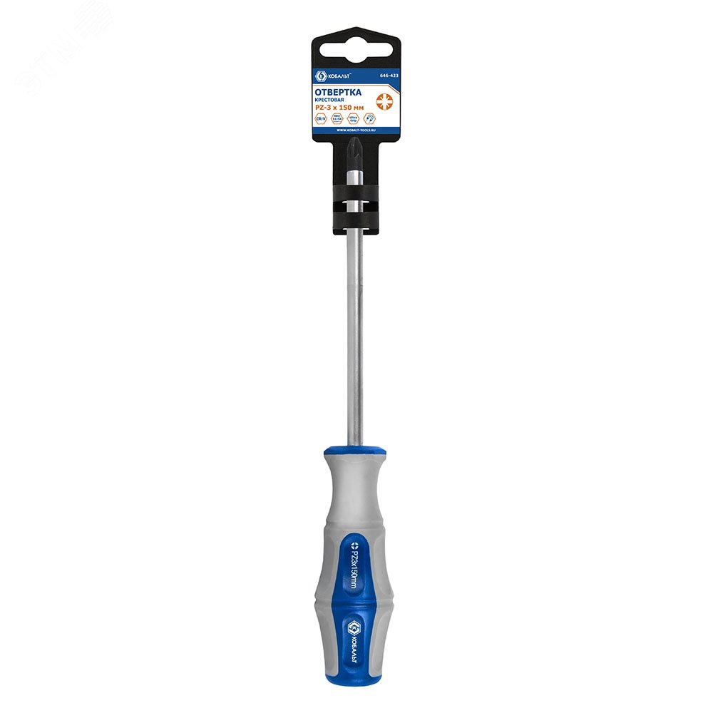 Изображение товара Отвертка Ultra Grip PZ-3 х 150 мм Cr-V двухкомпонентная рукоятка