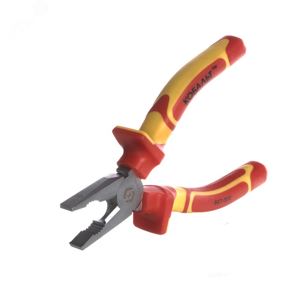 Изображение товара Пассатижи диэлектрические 160 мм CR-V КОБАЛЬТ для электромонтажа