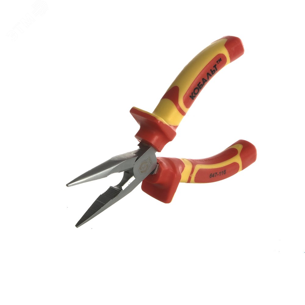 Изображение товара Длинногубцы диэлектрические 160 мм с кусачками для проволоки от КОБАЛЬТ