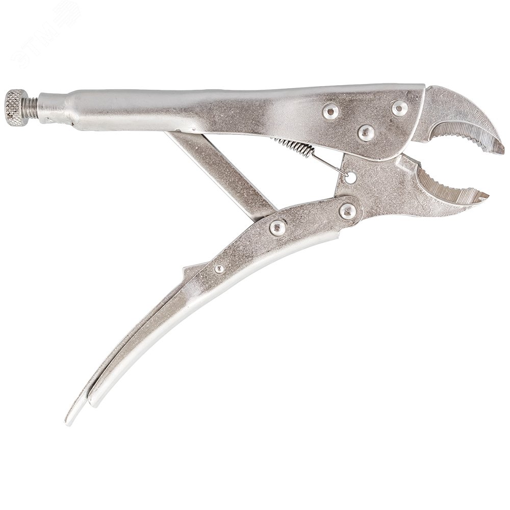 Изображение товара Клещи зажимные 250 мм с полукруглыми губками и максимальным захватом 35 мм