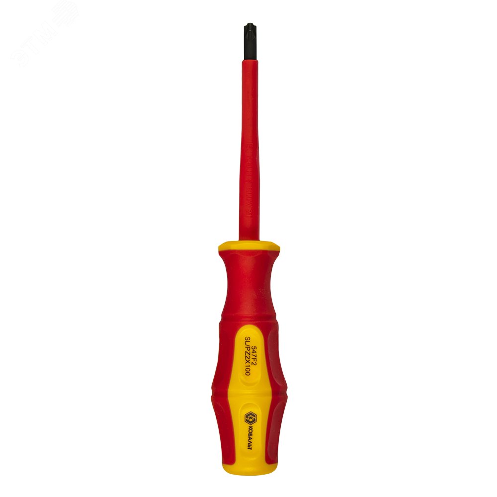 Изображение товара Диэлектрическая отвертка Ultra Grip FL-PZ-2 100 мм CR-V двухкомпонентная рукоятка
