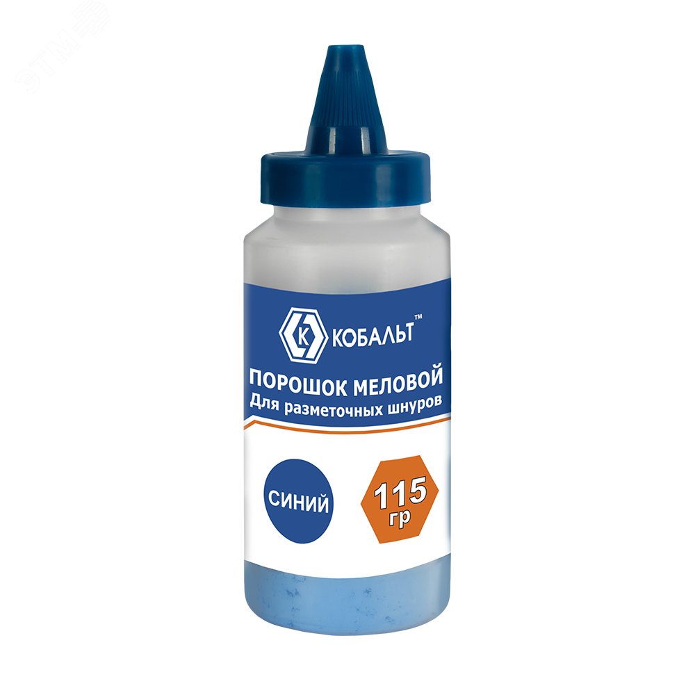 Изображение товара Меловой порошок синий 115 гр. для творчества и рисования