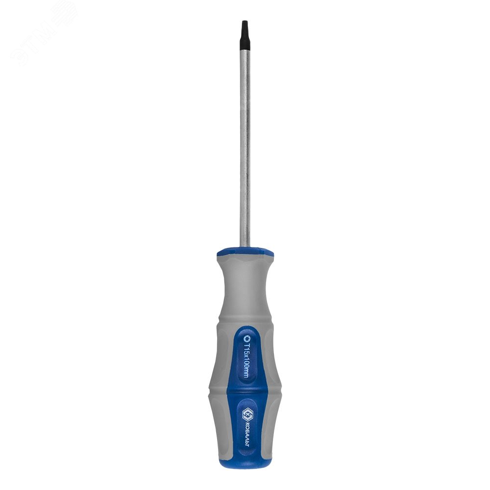 Изображение товара Отвертка Ultra Grip Torx Tamper-15 100 мм CR-V двухкомпонентная рукоятка КОБАЛЬТ