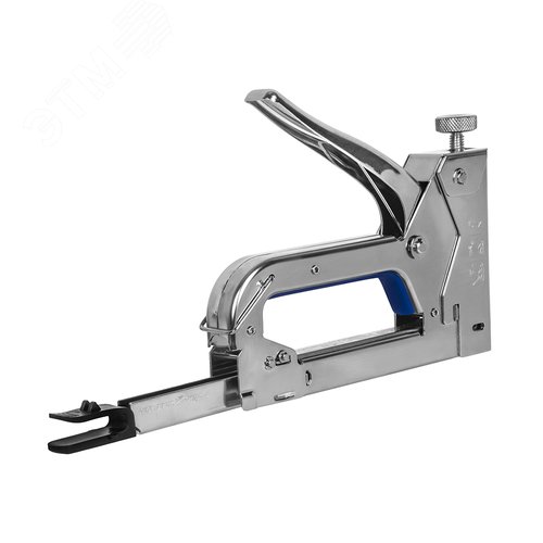 Изображение товара Степлер механический скобы 4-14мм, тип 53, цел-мет. корпус, верхний рег.удара, индикатор перезарядки, фиксатор рукоятки (шт)