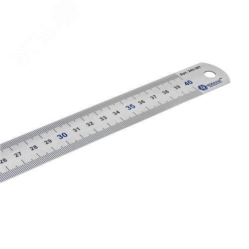 Изображение товара Линейка 400 х 28 х 0.7 мм, нержавеющая сталь (шт)