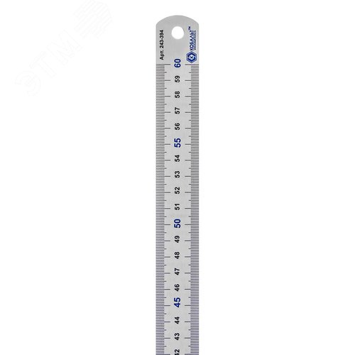 Изображение товара Линейка 600 х 28 х 0.7 мм, нержавеющая сталь (шт)