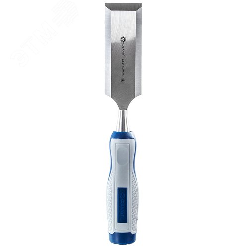 Изображение товара Стаместка плоская 40 х 140 мм, CR-V, двухкомпонентная рукоятка, подвес (шт)