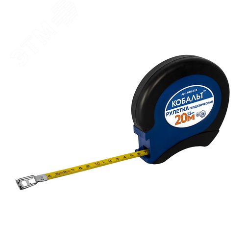 Изображение товара Рулетка геодезическая 20м x 13мм закрытый двухкомпонентный корпус, стальная лента, ускоренная перемотка (шт)