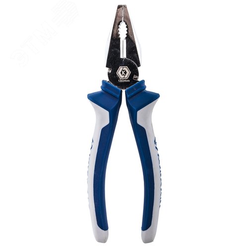 Изображение товара Пассатижи 180 мм, 2-х компонентные рукоятки, HCS, подвес (шт)